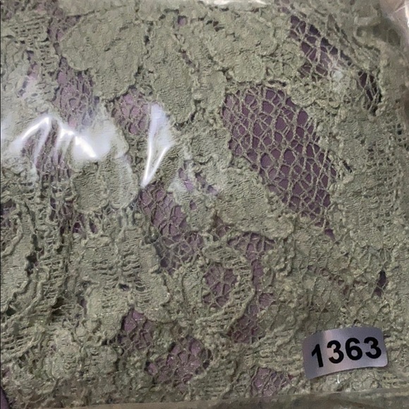 F21 COLLECTION NY SAGE LACE MINI SKIRT L M - Picture 15 of 16